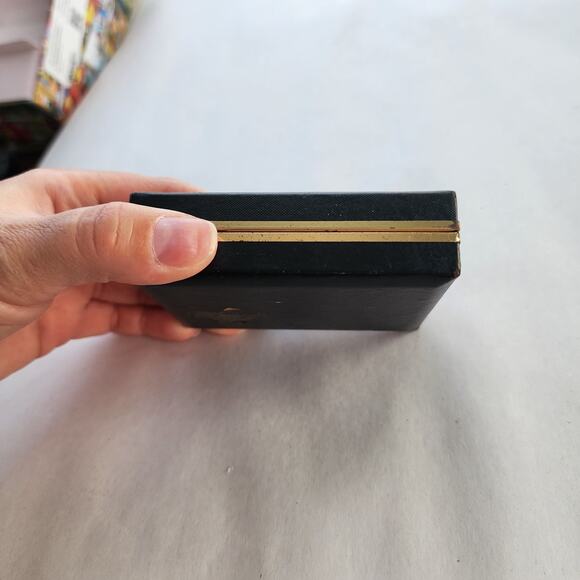 SWANK Vtg Cuff Link Vintage Cufflinks Men's Pair Men's Jewel Brown Cat's Eye New - Picture 7 of 8